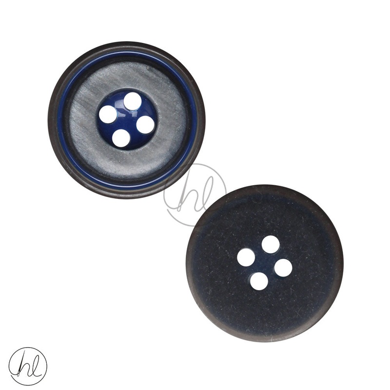 FANCY BUTTONS LRG NAVY/GREY 1832 22MM