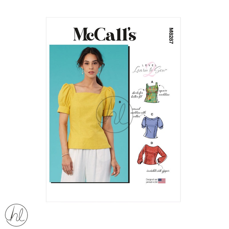 MCCALL'S PATTERN M8287