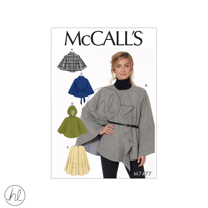 MCCALL'S PATTERNS M7477