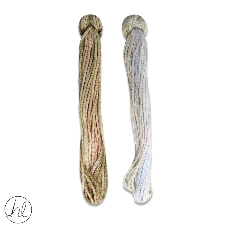 100% COTTON STRANDED THREAD 2X5M (74-ASH) (PER SET)