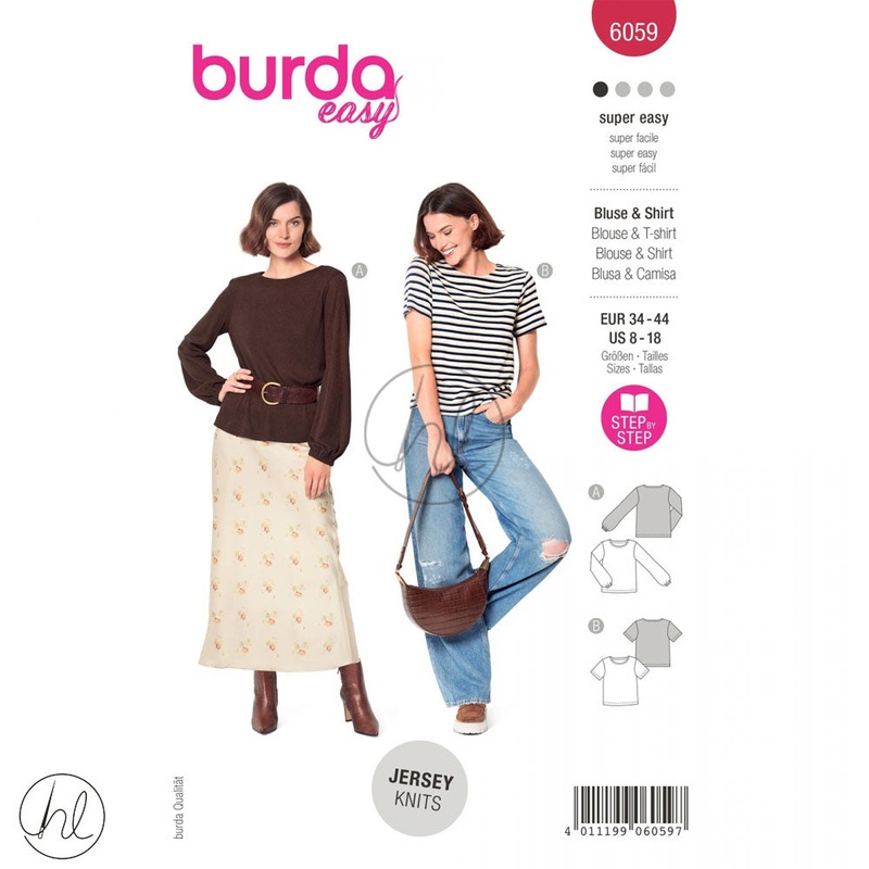 BURDA PATTERN 6059 RED