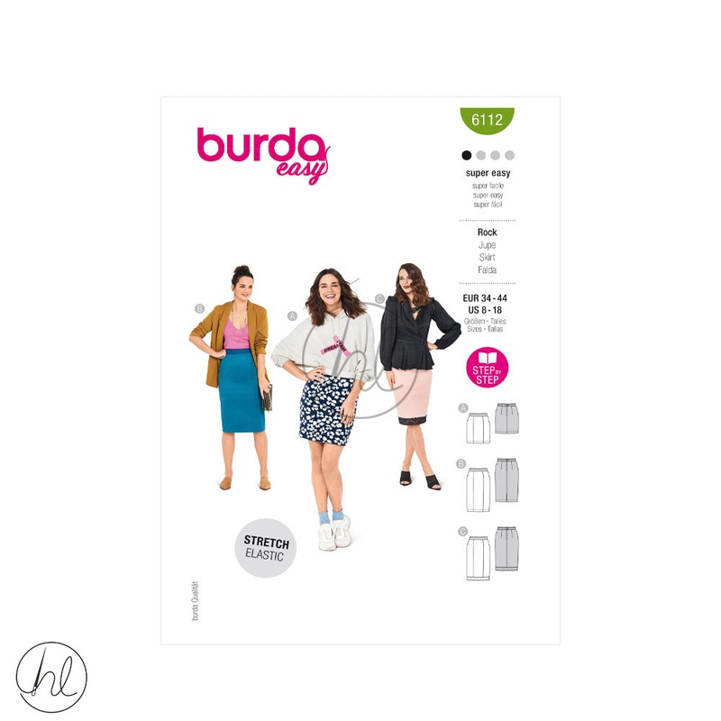 BURDA PATTERN  6112 GREEN  US 8-18