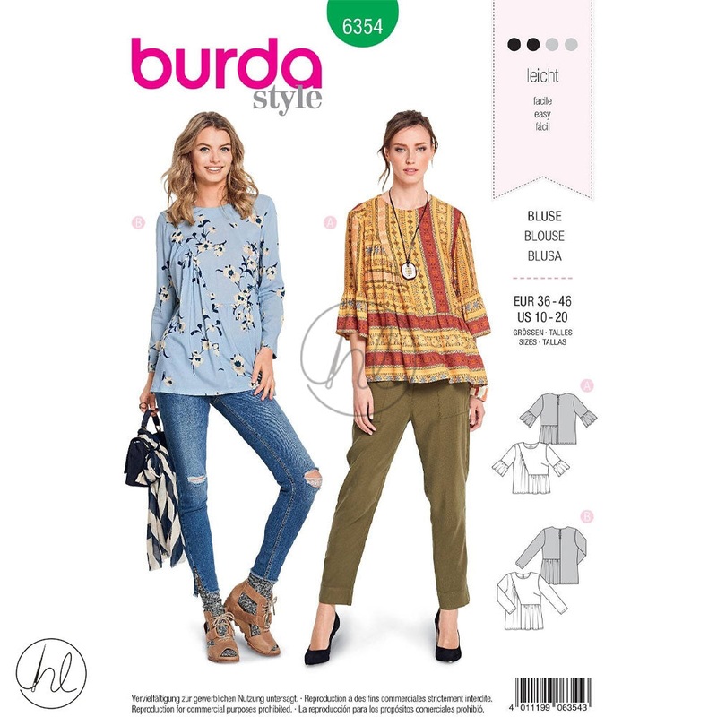 BURDA PATTERN 6354