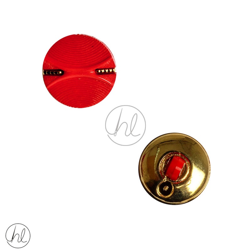 BUTTONS FANCY DUBAI RED AND GOLD PHO2609 15MM