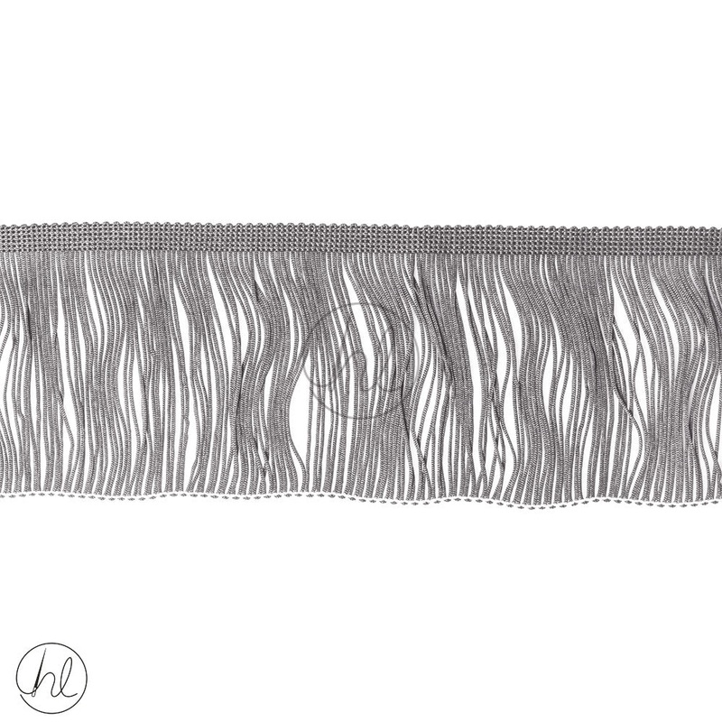 DRESS FRINGE GREY 9.5CM PER M 012-234