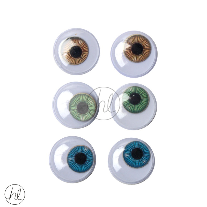 EYES - PASTE ON ROUND M360A EACH 15MM
