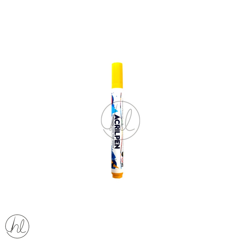 Fabric Pen Acrilex Aap Gol/Yellow Free