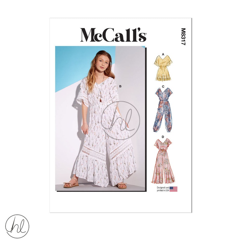 MCCALL'S PATTERN M8317