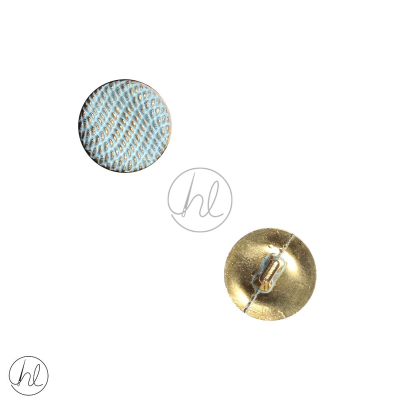 PLAIN BUTTONS GOLD/BLUE 15MM2226