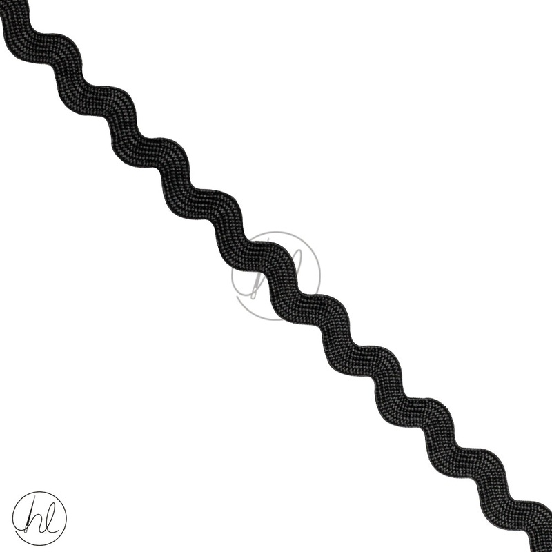 RIC RAC P-METER BLACK 5MM 058-025