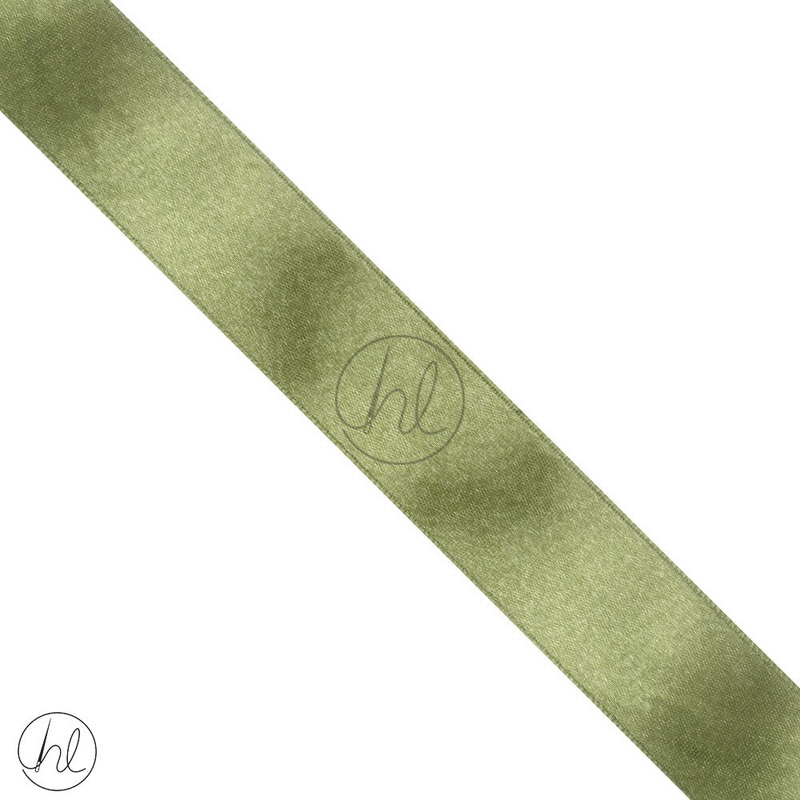 SATIN RIBBON OLIVE PER M 25MM