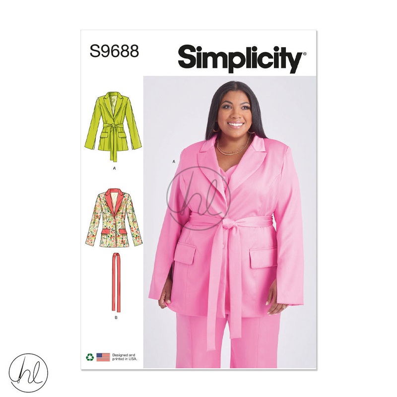 SIMPLICITY PATTERN S9688