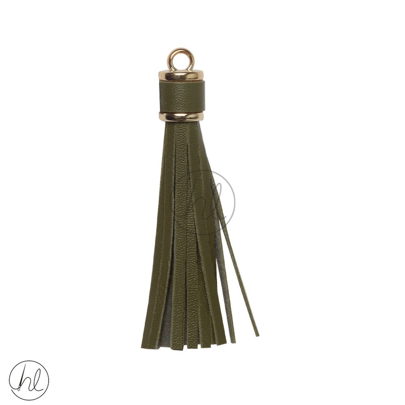 TASSELS OLIVE 2 PER PACK