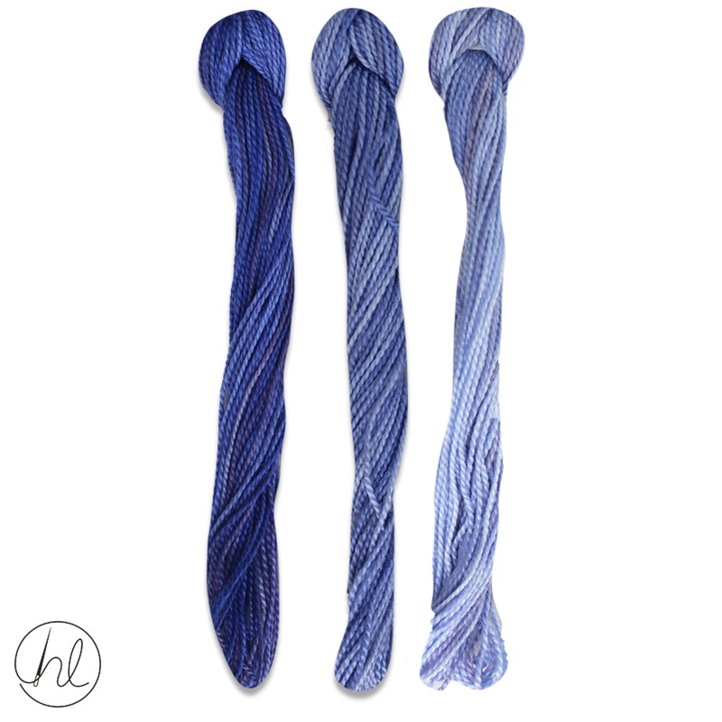 100% COTTON PERLE THREAD 3X9M 57-IRIS PER SET
