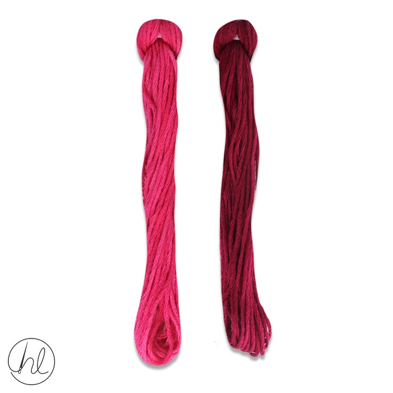 100% COTTON STRANDED THREAD 2X5M 52-INDIA PER SET