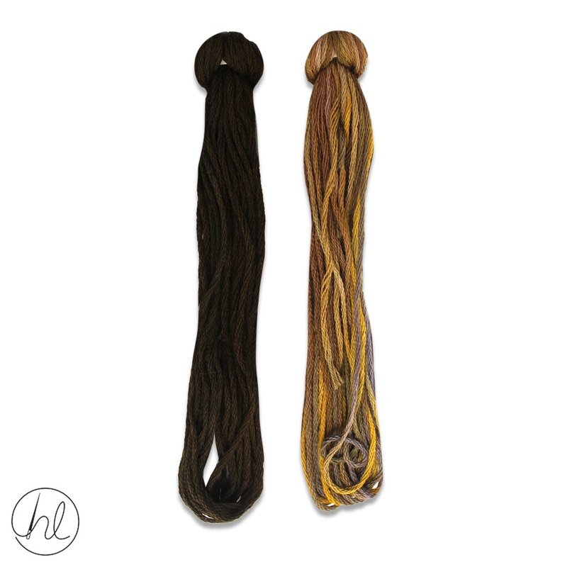 100% COTTON STRANDED THREAD 2X5M 72-BARK PER SET