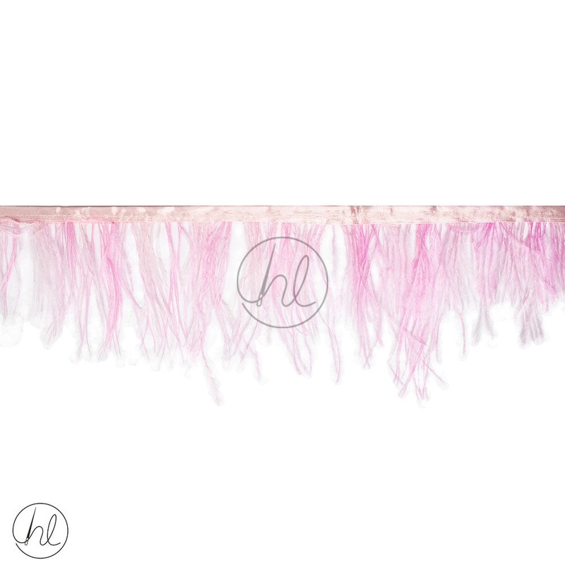 2 TONE FEATHER TRIMMINGS PINK PER M