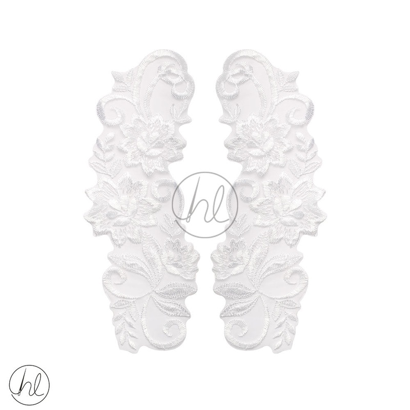 BRIDAL MOTIFS UNBEADED WHITE LM35177 2 PER PACK