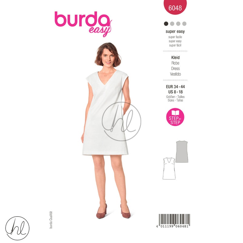 BURDA PATTERN 6048 RED