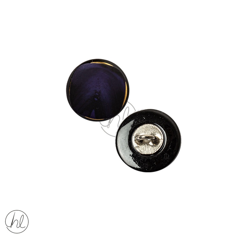 Buttons Fancy  20mm Navy