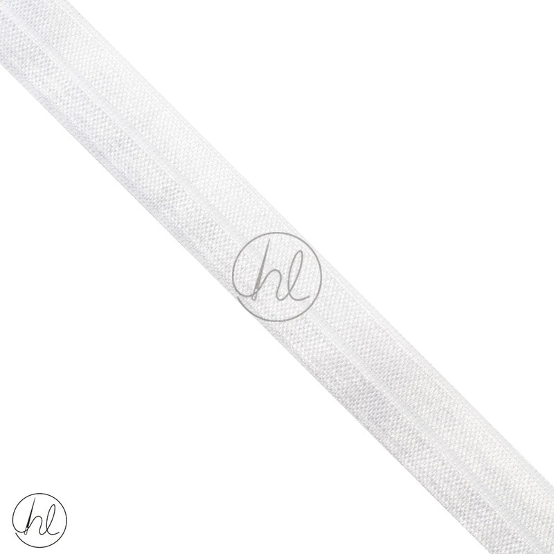 ELASTIC FOLDING P/METER WHITE 034-256 25MM