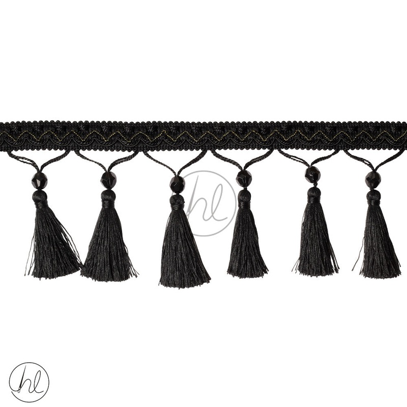 FRINGE TASSELS BE4113 BLACK PER M