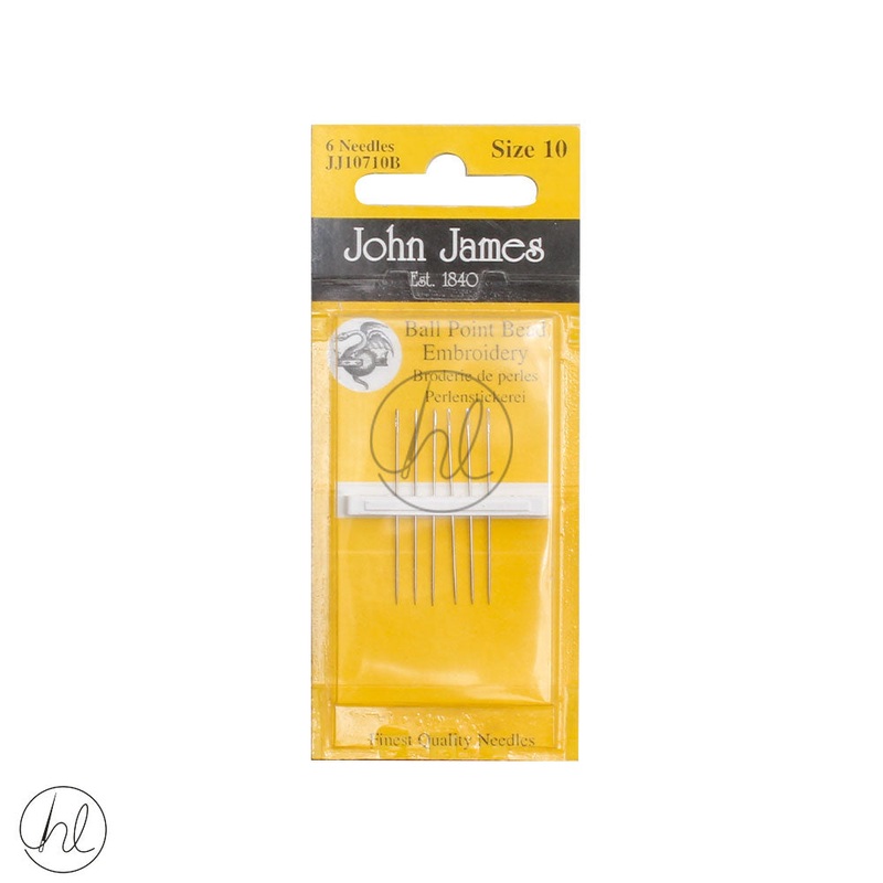 John James Needles  BALL POINT EMBROIDERY JJ10710B SIZE 10