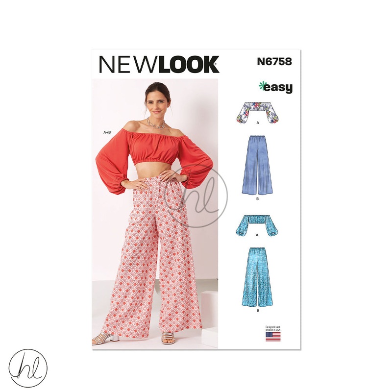 NEW LOOK PATTERN 6758
