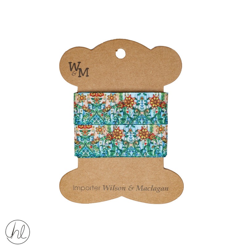 RIBBON FLOWERS ORANGE CB3400 2M PER PACK