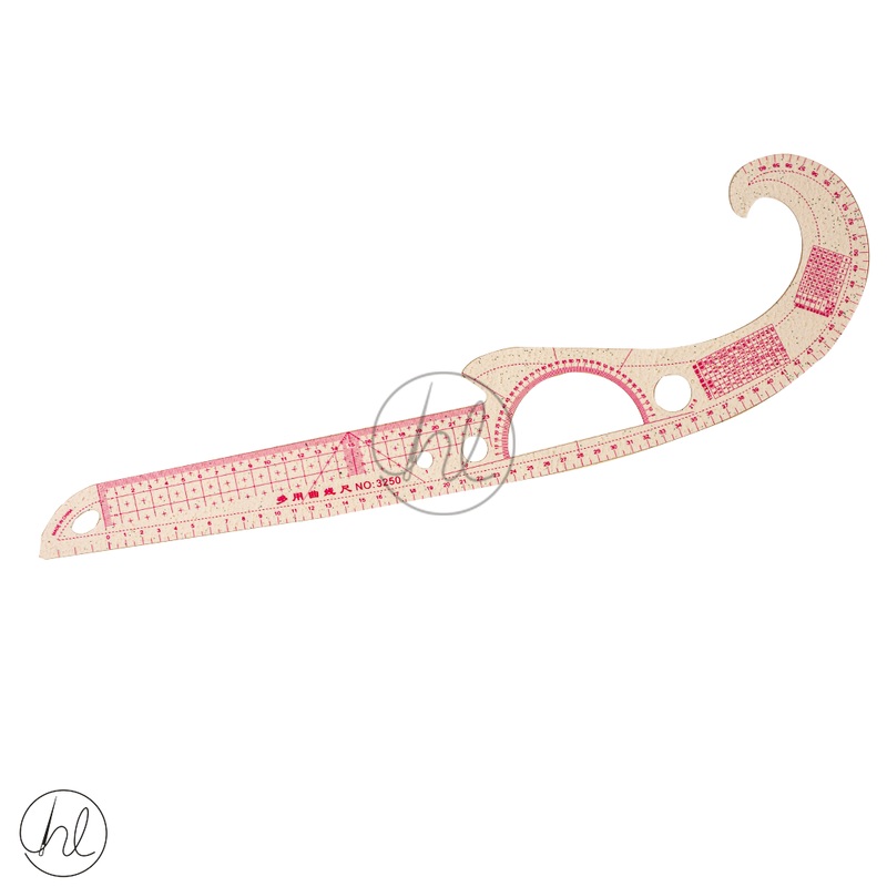 RULER FRENCH CURVED