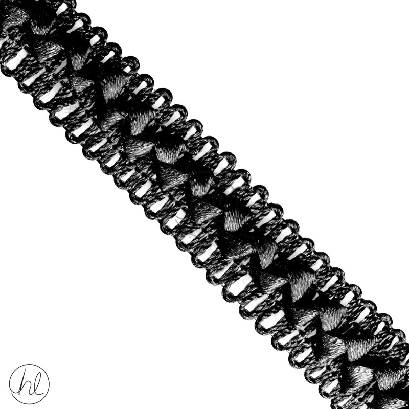 SAMOOSA BRAIDS BLACK 011-239 18MM P/METER