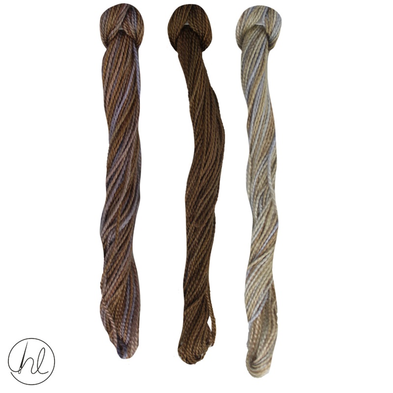 100% COTTON PERLE THREAD 3X9M 91-PANORAMA PER SET