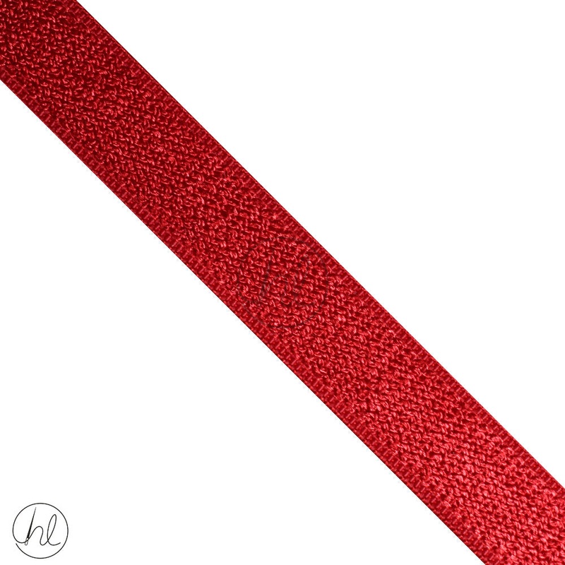 BRA STRAP ELASTIC RED 034-254 12MM P/METER