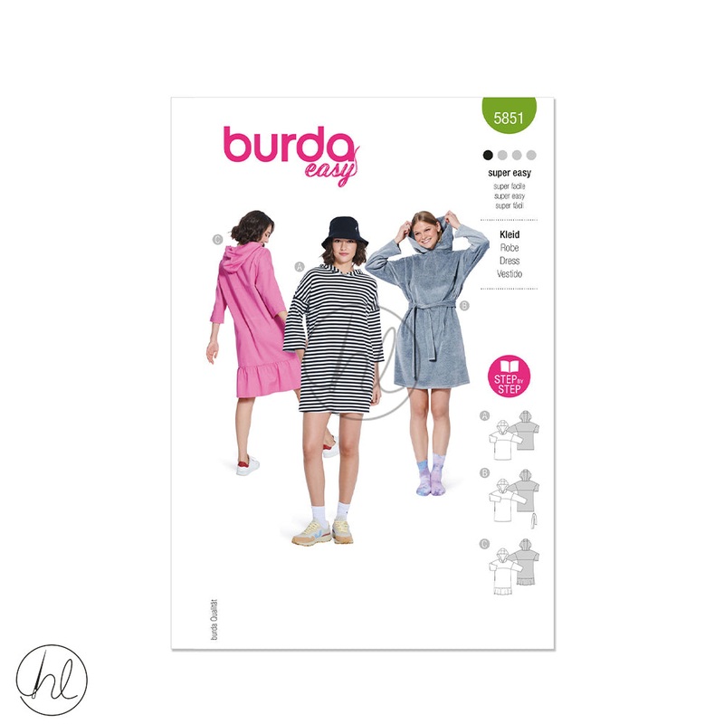 BURDA PATTERN B5851 GREEN