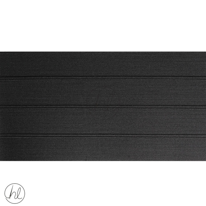 ELASTIC SPANDEX P/METER BLACK  130MM