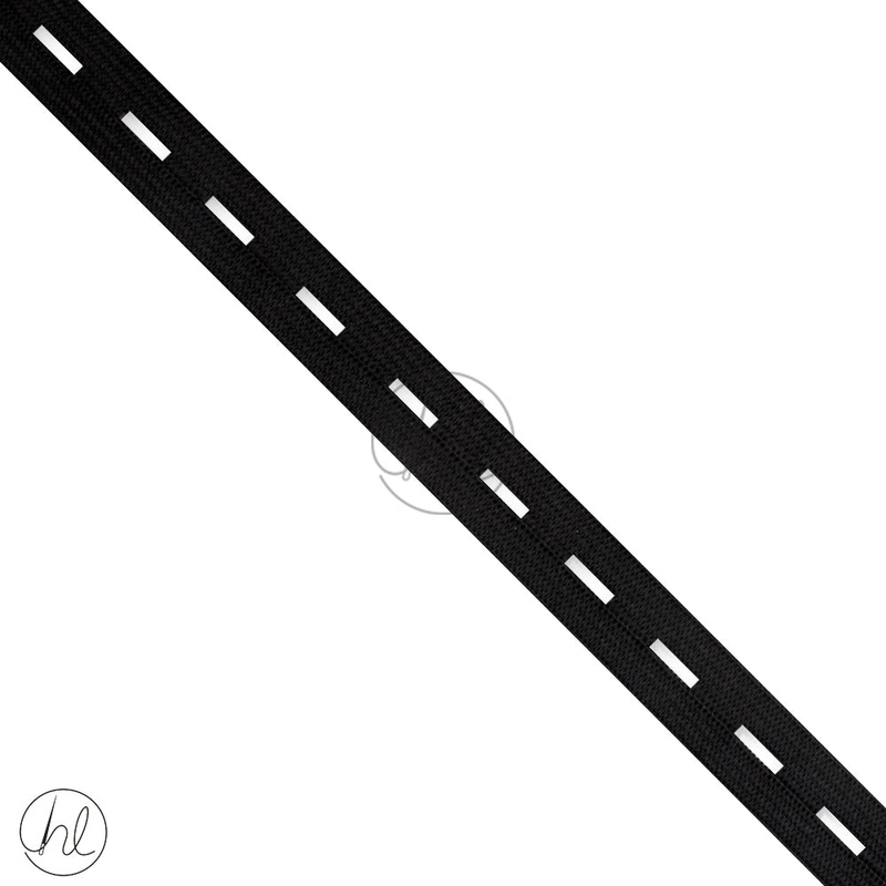 MATERNITY ELASTIC P/METER BLACK 15MM
