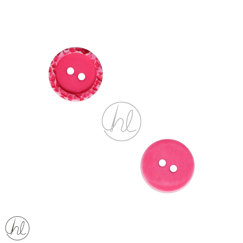 PLAIN BUTTONS CERISE 16MMD4700-24