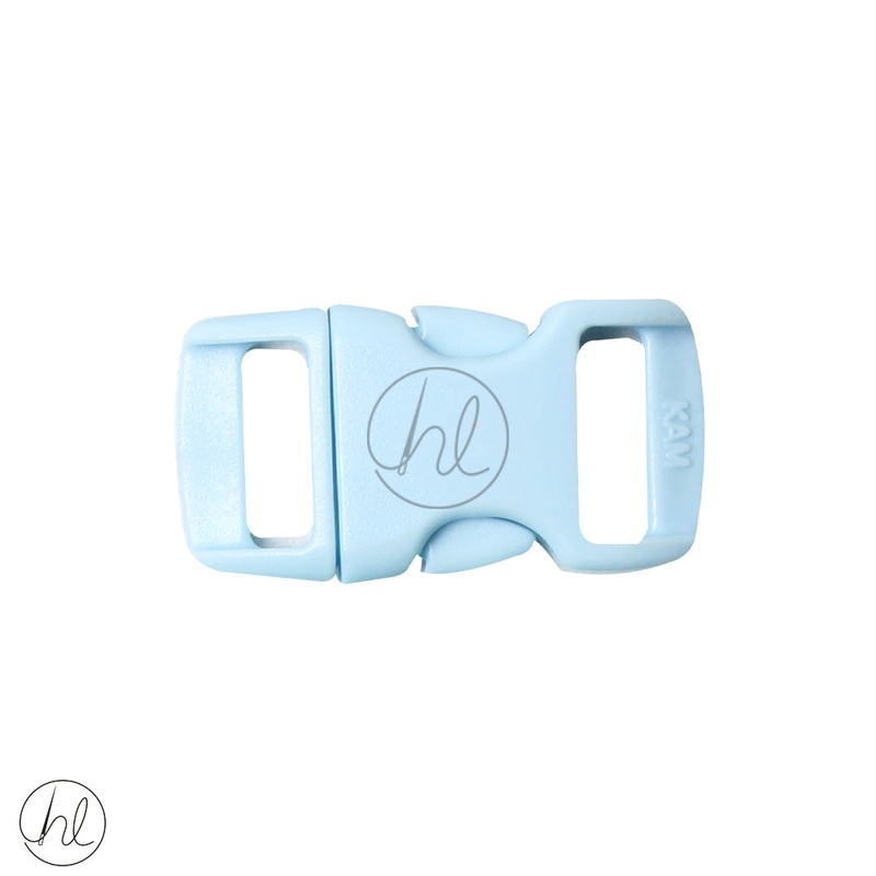 PLASTIC BUCKLE CLIP POWDER BLUE 10MM