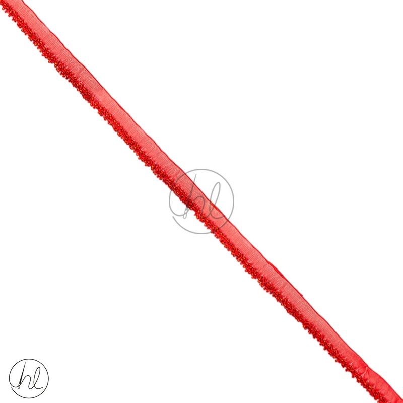 Braid Fancy 1cm  Red