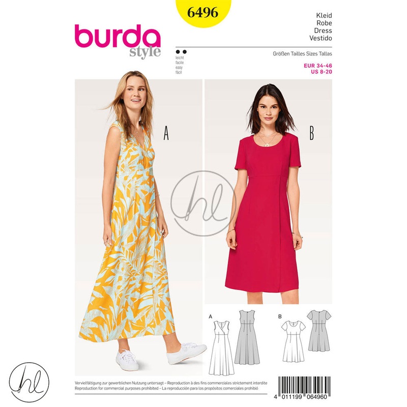BURDA PATTERN 6496
