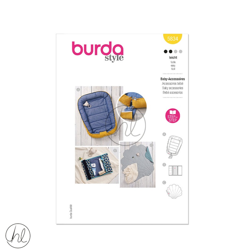 BURDA PATTERN B5834 OSZYELLOW