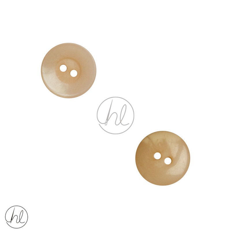 BUTTONS PLAIN WHEAT A2735 18MM