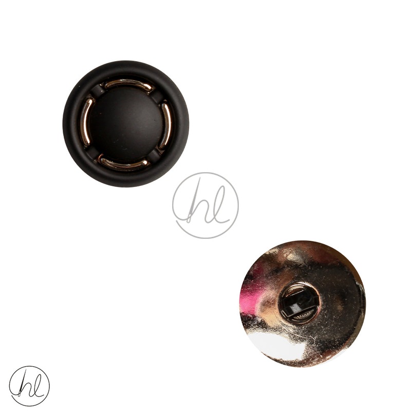 FANCY BUTTONS MEDIUM H6060 BLACK