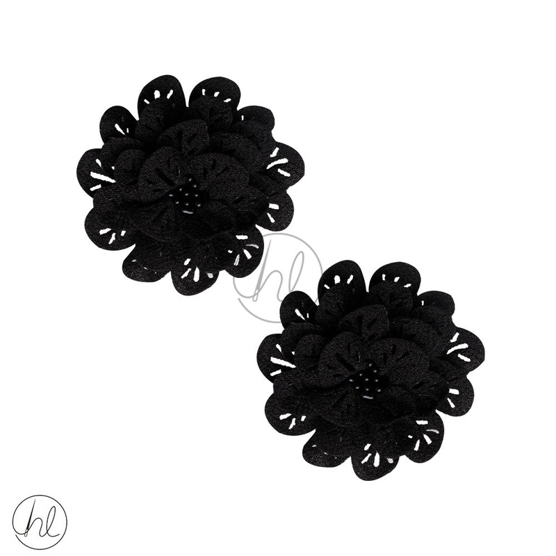 FLOWERS BLACK 70MM 2 PER PACK