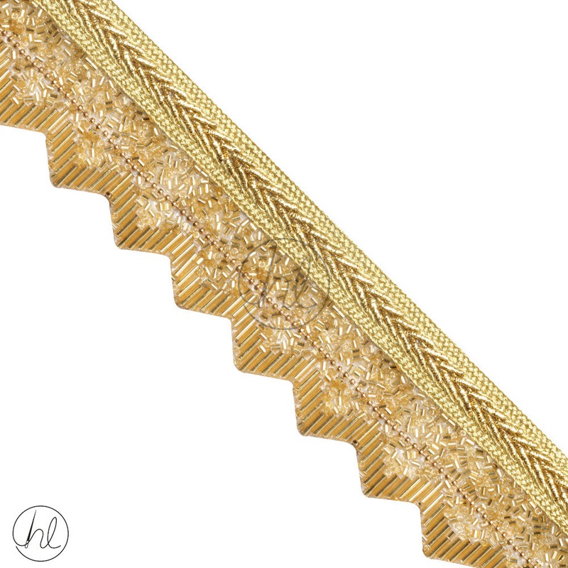 IRON ON BRAID GOLD 35MM PER M