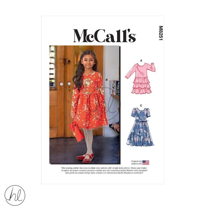 MCCALL'S PATTERN M8251
