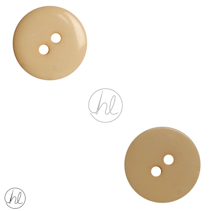 PLAIN BUTTON 1161 CREAM 20MM