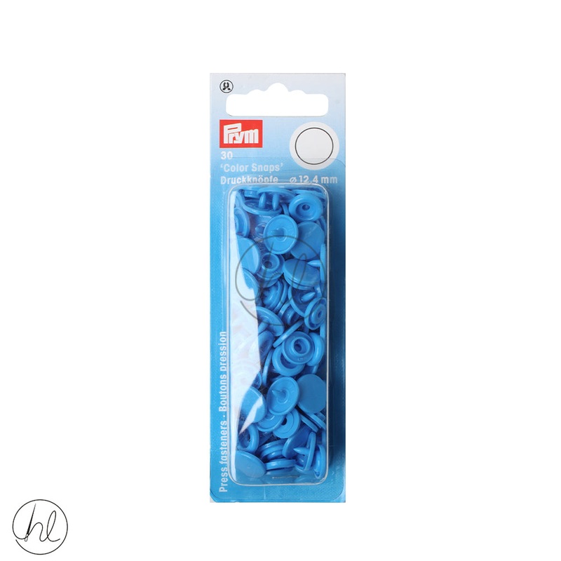 PRYM 30 COLOUR SNAP STEEL BLUE 12.4MM