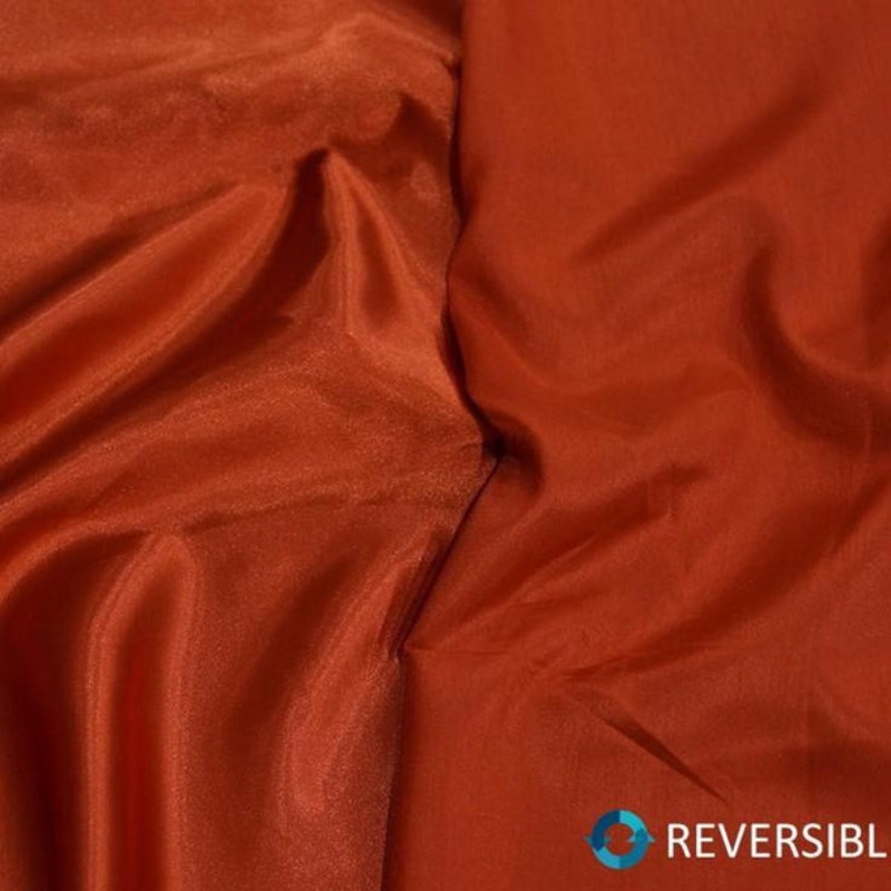 Shantung Satin (Reversible) Wholesale Fabric in Persimmon