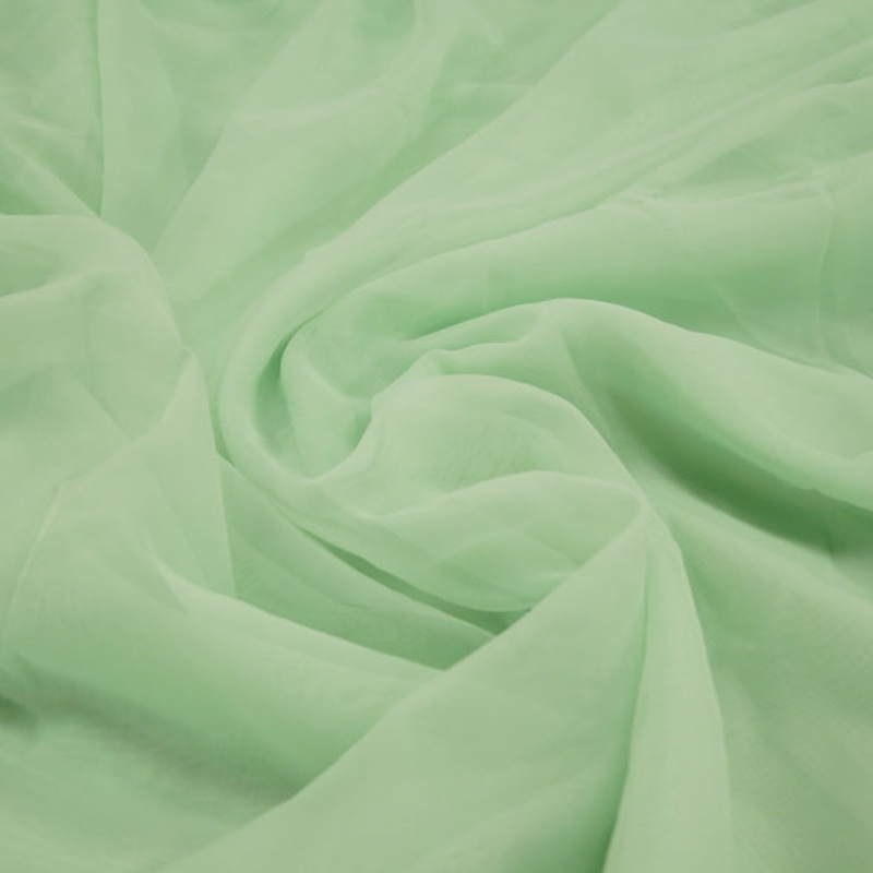 Voile Wholesale Fabric in Mint 1765